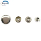 Classic Design Round Blank Silver Zinc Alloy Press Metal Snap Button for Garment