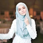 19 Colors Women hijab Copy Silk large Square Muslim Scarf Printed Different Colors Lady Foulard Scarf