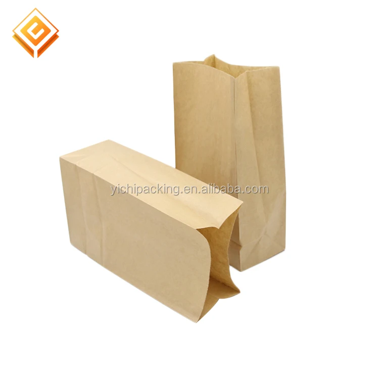 customize printed 50gsm greaseproof take away packaging brown