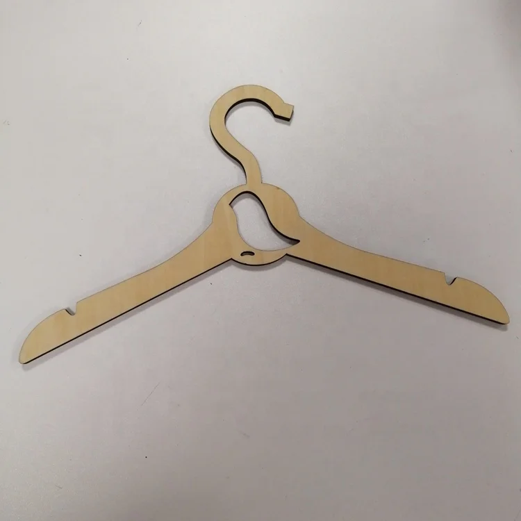wooden kids cloth hanger wood hanger for clothing