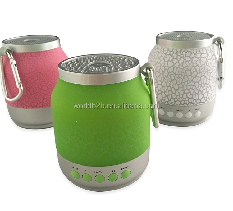New Portable Mini Wireless Speaker with Colorful LED Light Super Bass Sound - ANKUX.COM