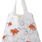 full printed 210D polyester foldable shopping bag