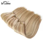 Wholesale Double Drawn Very Thick 10A Virgin Human European Hair Natural Blonde Wavy Leshine Hair