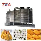 100kg/h fish fast freezing machine/squid IQF quick blast freezer/tunnel freezer