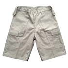 Men's factory camouflage military 100% cotton cargo shorts, Bermuda shorts