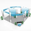 Tradeshow 10x10 aluminum extrusion booth frame banner display