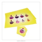 Custom printed plastic PP placemat /PP table mat /place table mat