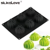 Best Selling Products 6 Cavity Silicone Chiffon Cake Mold For Home
