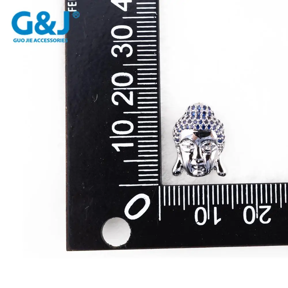 Guojie brand factory micro pave cubic zircon custom acrylic bracelet charm pendant