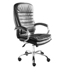 Swivel Chair Office Furniture black PU leather manager chair