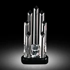 Shape Crystal Trophy Base Large Column Shape Crystal Baseball Award Trophy