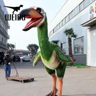 Life size animatronic moving robotic prehistoric animal bird