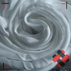 wholesale white color polyester PFP / PFD satin chiffon fabric prepared for digital printing
