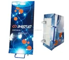 Extendable paper bag,Cardboard Trolley box Corrugated Wheels carton for Exhibition factory sell