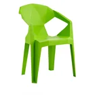 Hot bright color home furniture office plastic chair for dining room