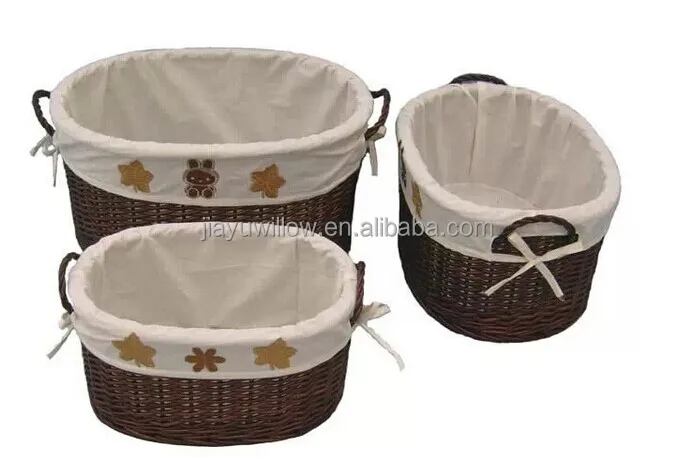 10% off black color wicker storage basket wicker wholesale gift