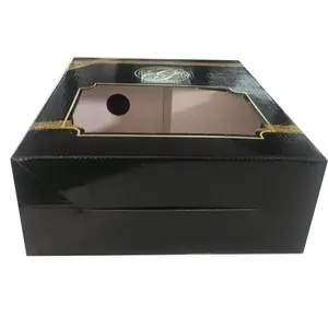 custom luxury packaging foldable wine bottle gift box