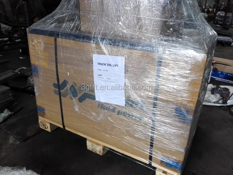1ton lower price remote control truck tailgate tail lift truck for sale