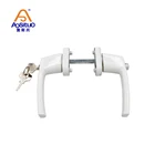 Trade Assurance double sided aluminum windows and doors sliding upvc handle with keys