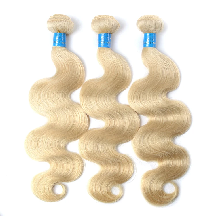 Kbl Cheap White Blonde Hair Weave Color Light Brown Hair Weave