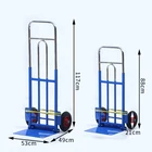folding warehouse industrial trolley cart used to transport heavy loadsIron trolley Iron plate trolley