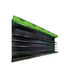 2018 hot sales of flat back panel supermarket shelf supermarket tool rack advertising display rack with light box