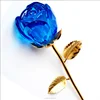 beautiful crystal flowers glass rose flower for sale