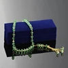 wholesale cheap blue crystal tasbih prayer beads gifts customized unique crystal glass crafts Multicolor prayer beads souvenirs