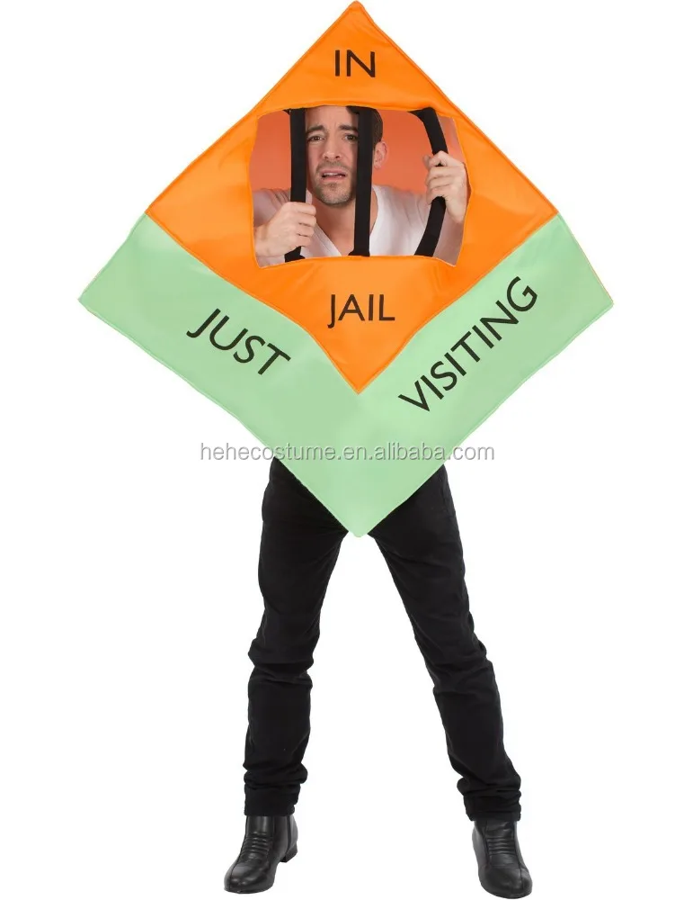 adult in jail costume