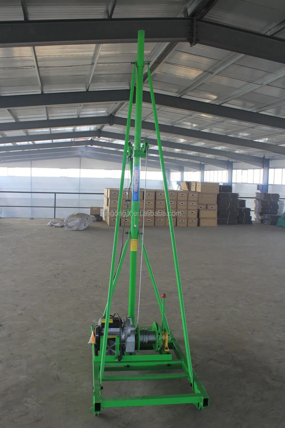 Construction Mini Portable Crane Small Electric Crane Boom Lifting