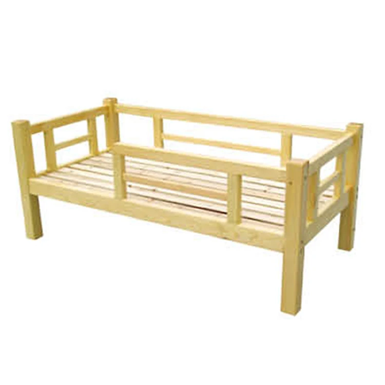 wooden cot single