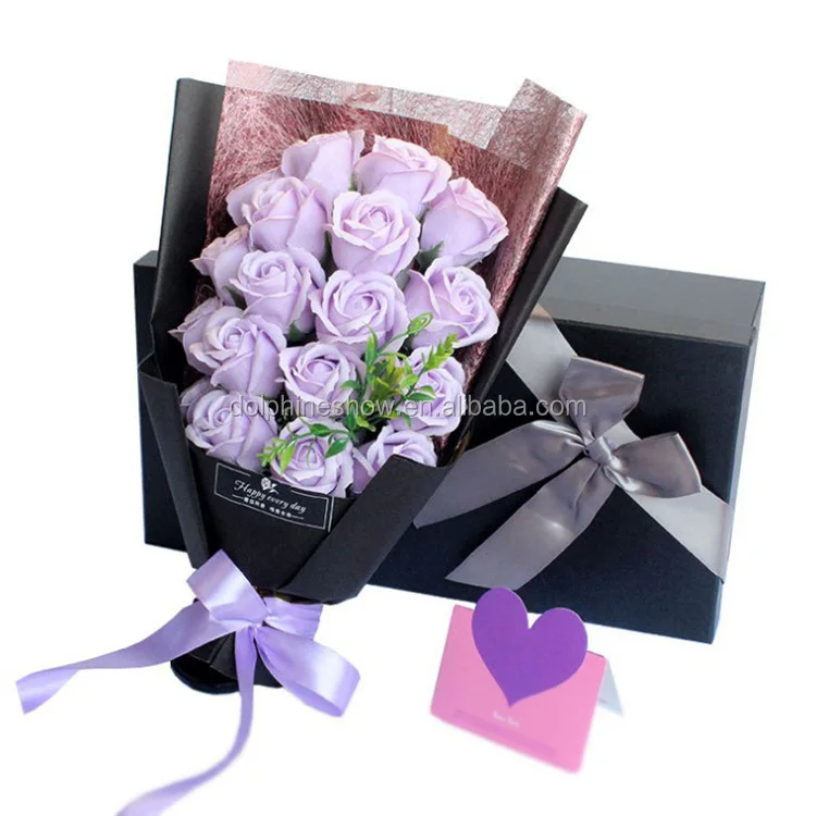factory wholesale valentines day gifts gift box artificial