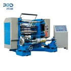 High speed plastic roll PET film slitting and rewinding machine