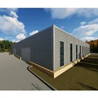 Luxury mobile modern Low cost prefabricated light steel frame house prefab warehouse / of construction