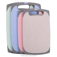 Best Selling Wheat Straw Cutting Board Organic Kitchen Chopping Board