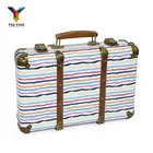 More than 10 years manufacturing Cardboard paper carry handmade suitcase with metal handle