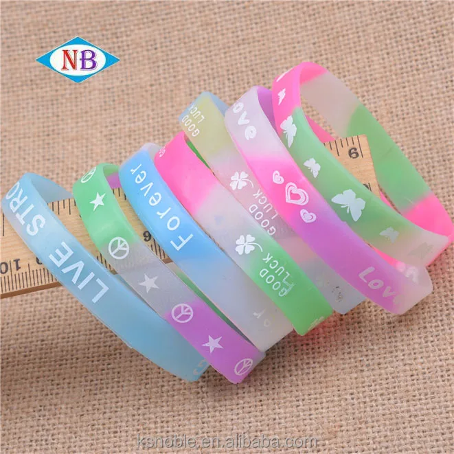 custom logo silicone bracelet wristband for promotion gift