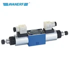 High Pressure Hydraulic Solenoid Valve With Manual Lever Emergency