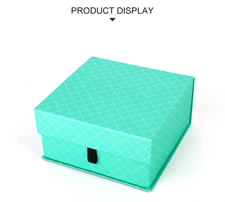 modern design hard paper gift box with classy style cardboard