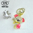 News Design Animal Shape Home Decoration Custom 3D Diamond Keychain AS a Gift Craft
