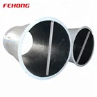 China hard facing welded plate wear resistant chrome steel tube and pipe