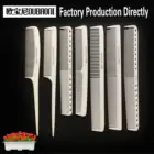 White color hair comb Salon Hair-Cutting with black logo professional manufacturer(2)