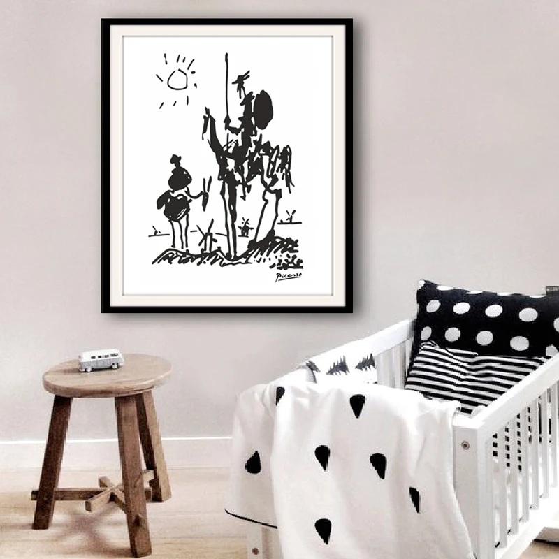 Abstract-Don-Quixote-Canvas-Printings-Wall-Art-Famous-Poster-Vintage-Banksy-Pictures-for-Kids-Living-Room (4)