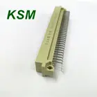 6.5mm gold plated banana plug bullet connector 10 Eurocard connector DIN41612 with CE certification