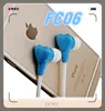 top sell blue earth-shaped air tube wired headset for mi xiaomi note 2 cell phone