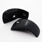 Hot selling executive gift wireless foldable mouse with branded logo