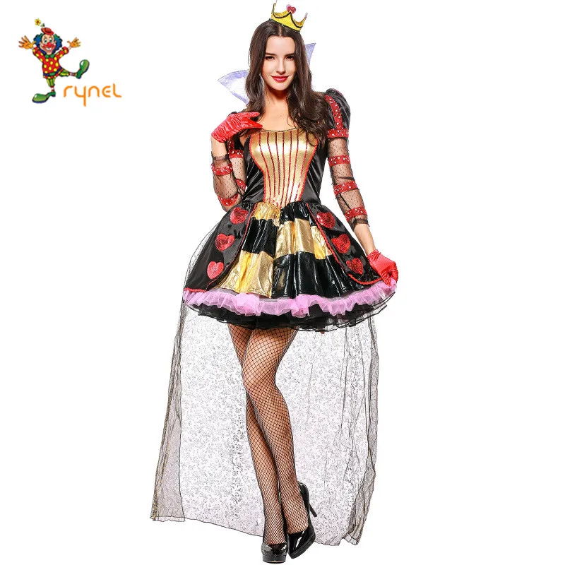 Mujeres vestidos deluxe alice Reina Roja bookstory disfraz cosplay disfraz PGWC0587