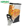 Gravity bulk candy dispenser plastic hanging coffee beans PET Acrylic display dry food gravity bins for retail store