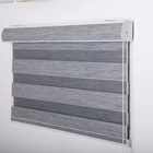 Lowest price wholesale fashion dual zebra roller blinds fabric