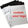 Custom Logo Printed Hard Plastic Shipping Envelopes / Mailing Poly Bags for Clothing